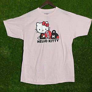 Hello Kitty, Tennis Graphic Cartoon T-shirt size XL